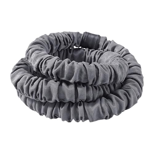 Zxpjkyu Fitness Hoop Gewichteter Trainingsreifen für Erwachsene mit Massagefunktion Aus Strapazierfähigem Gewebe Und Metallfeder für Indoor Outdoor Training, Grau von Zxpjkyu