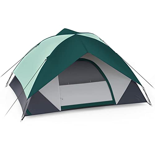 Zyerch Unisex-Erwachsene Kuppelzelt Campingzelte, Grün, 6 Person Tent von Zyerch