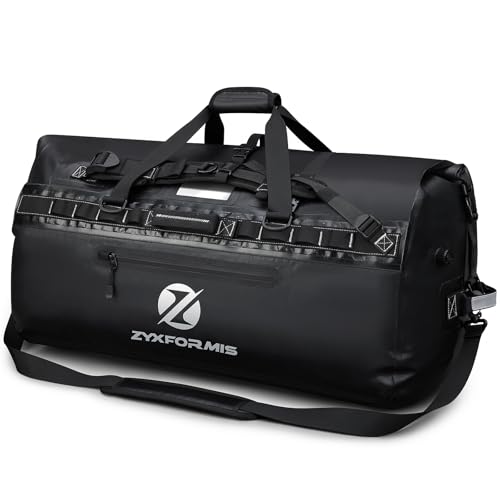 Zyxformis wasserdichte Reisetasche, Großer Duffle Bag Rucksack für Abenteuer, Dry Bag Seesack mit Rucksackfunktion für Camping, Bootfahren, Angeln, Kajakfahren, Strandurlaub, Größen 65 L/110 L/160 L Zyxformis wasserdichte Reisetasche, Großer Duffle Bag Rucksack für Abenteuer, Dry Bag Seesack mit Rucksackfunktion für Camping, Bootfahren, Angeln, Kajakfahren, Strandurlaub, Größen 65 L/110 L/160 L von Zyxformis