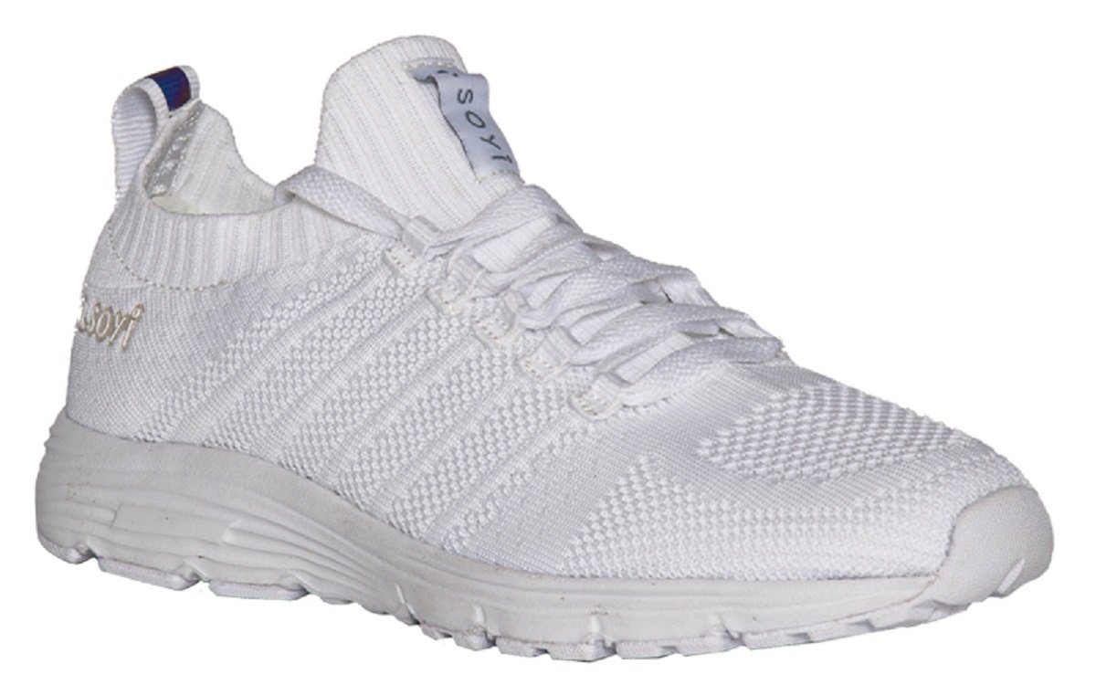 a. soyi Damen Mesh Sneaker Karam White Sneaker von a. soyi