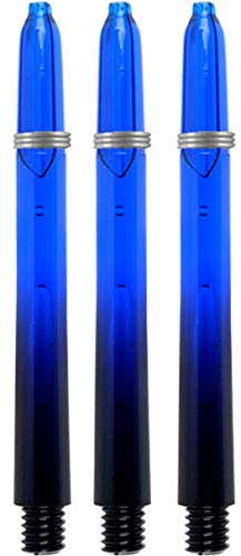 ABC Darts - Dart Schäfte Supergrip Fusion - Medium Blau - 8 sätz Dart Shafts von abcdarts