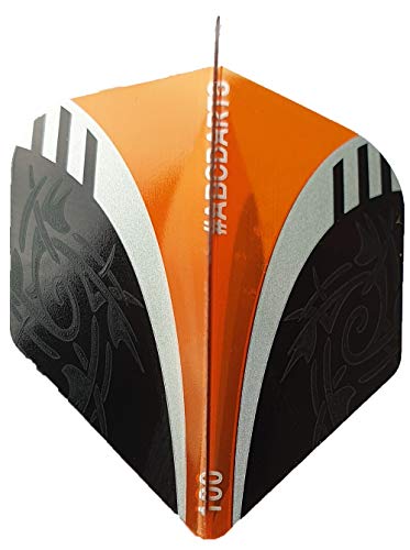 Pentathlon Flights - ABC Darts Tribal Orange - 10 sätz (30 stück Dart Flights) von abcdarts