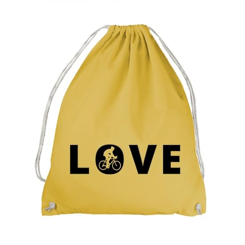 absenda Love Fahrrad Turnbeutel - Fahrrad Rennrad Mountain Bike Down Hill Liebe Gelb von absenda