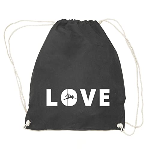 absenda Love Pole Dance Turnbeutel - Tanzen Stange Striptease Table Rotlicht Liebe Schwarz von absenda