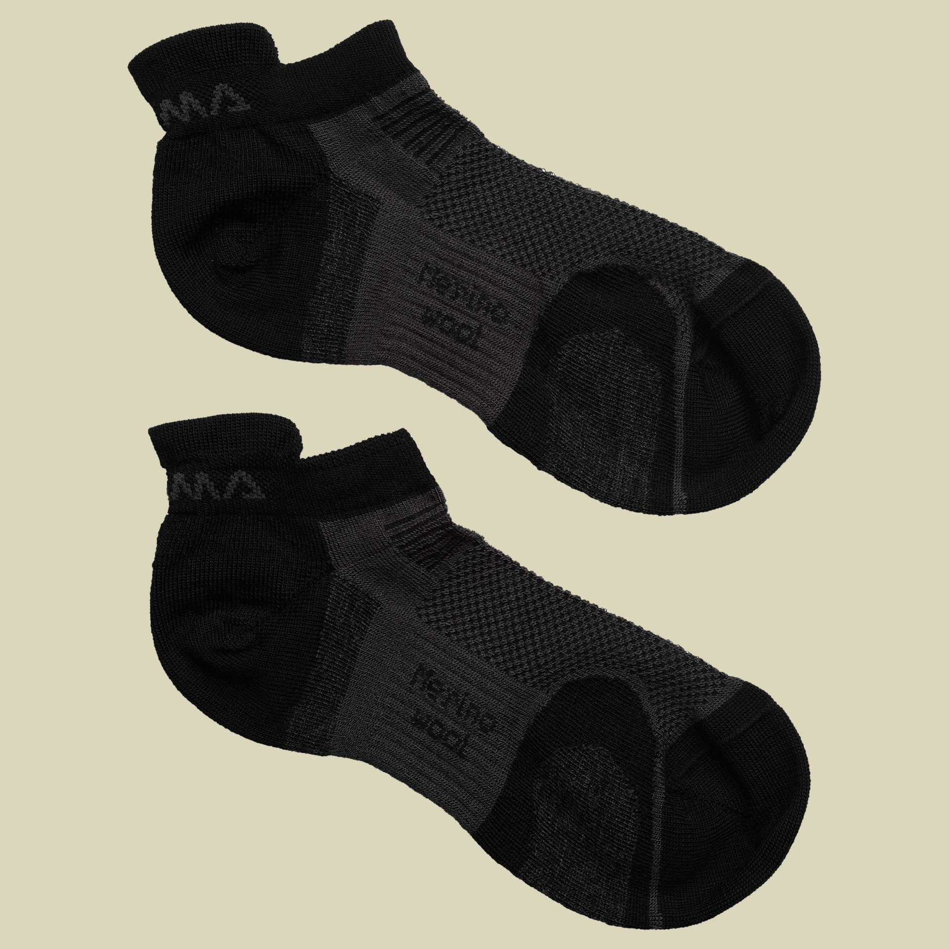 Ankle Socks Größe 44-48 Farbe iron gate/jet black von aclima