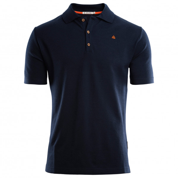 Aclima - Leisurewool Pique Shirt - Merinoshirt Gr L;M;S;XL;XXL blau;schwarz von aclima