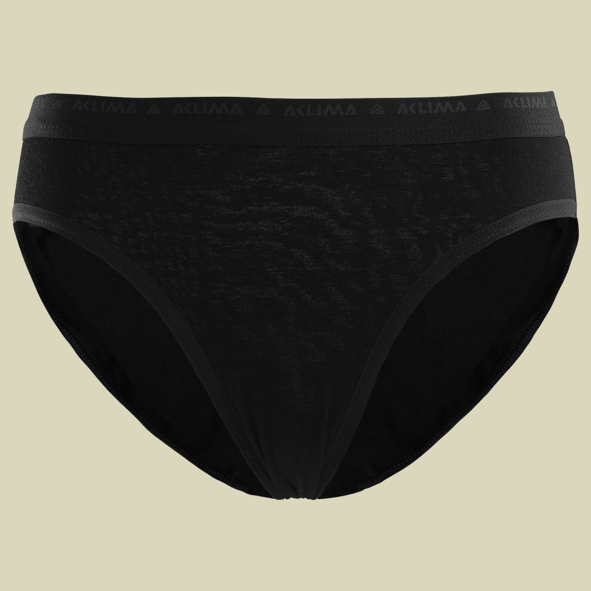 LightWool Briefs Women Größe XL Farbe jet black von aclima