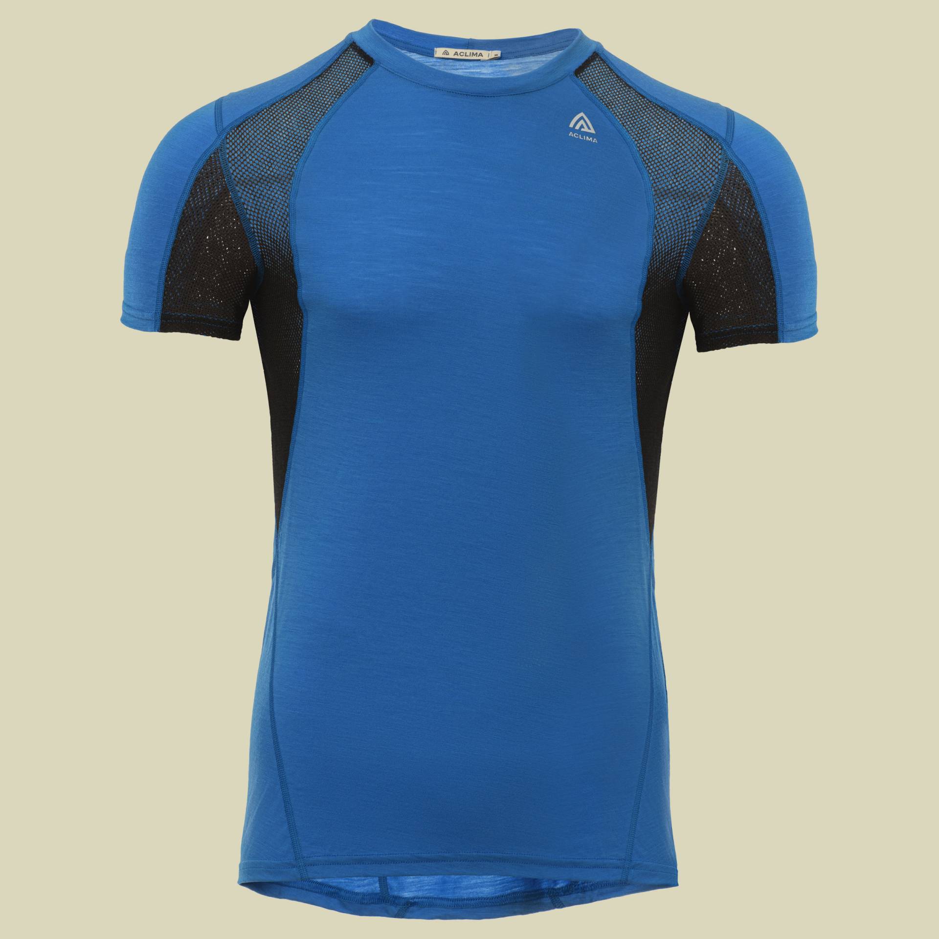 LightWool Sports T-Shirt Men Größe L  Farbe daphne/jet black von aclima
