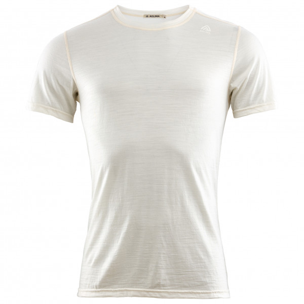 Aclima - Lightwool Undershirt Tee - Merinounterwäsche Gr XXL grau/weiß von aclima