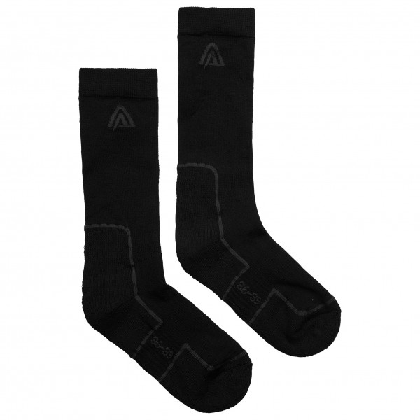Aclima - Trekking Socks - Merinosocken Gr 36-39;40-43;44-48 schwarz von aclima
