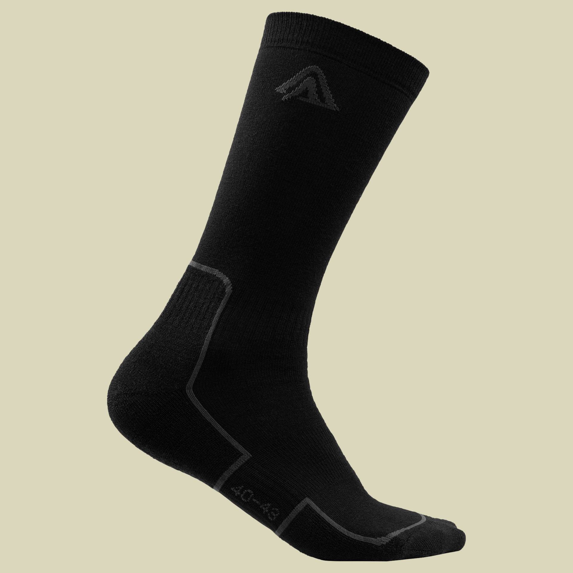 Trekking Socks Größe 44-48 Farbe jet black von aclima