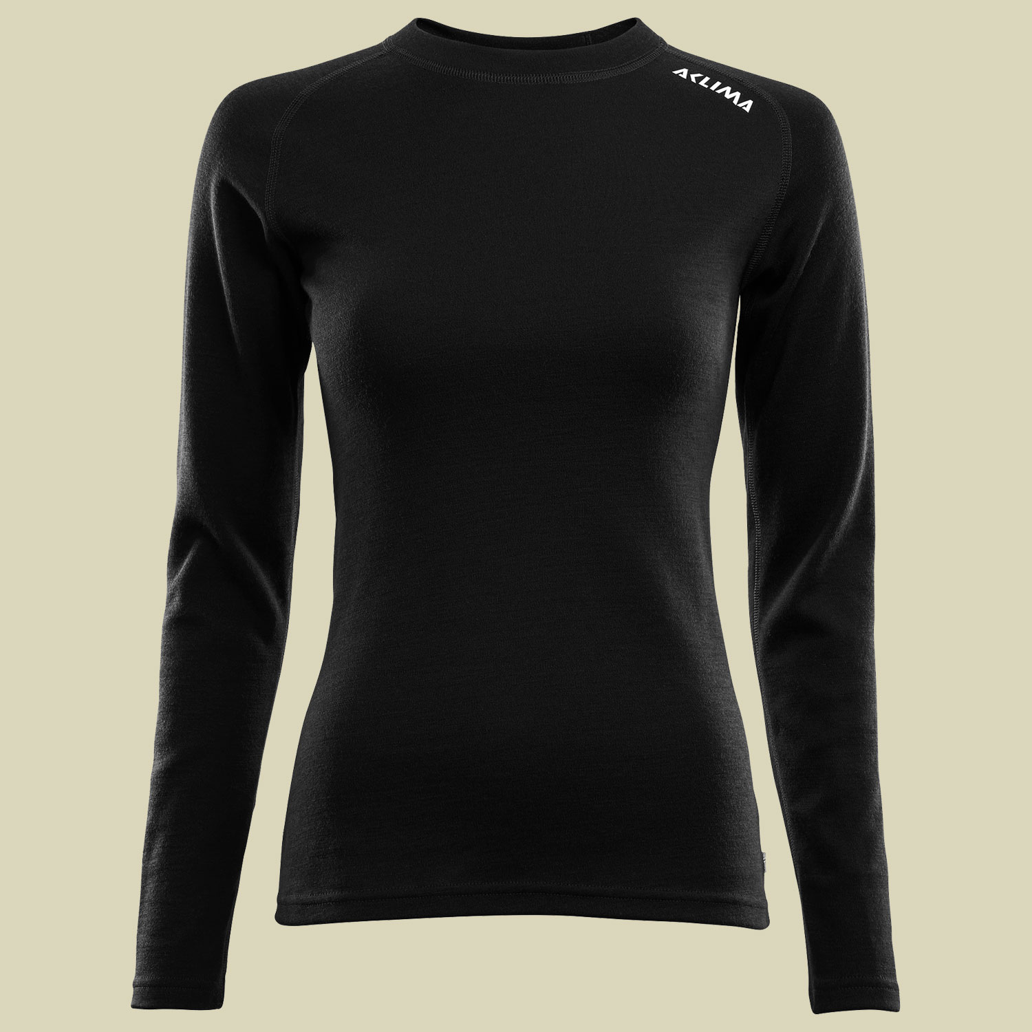 Aclima WarmWool Crew Neck Woman warmes Damen Merino-Shirt Größe L  jet black von aclima