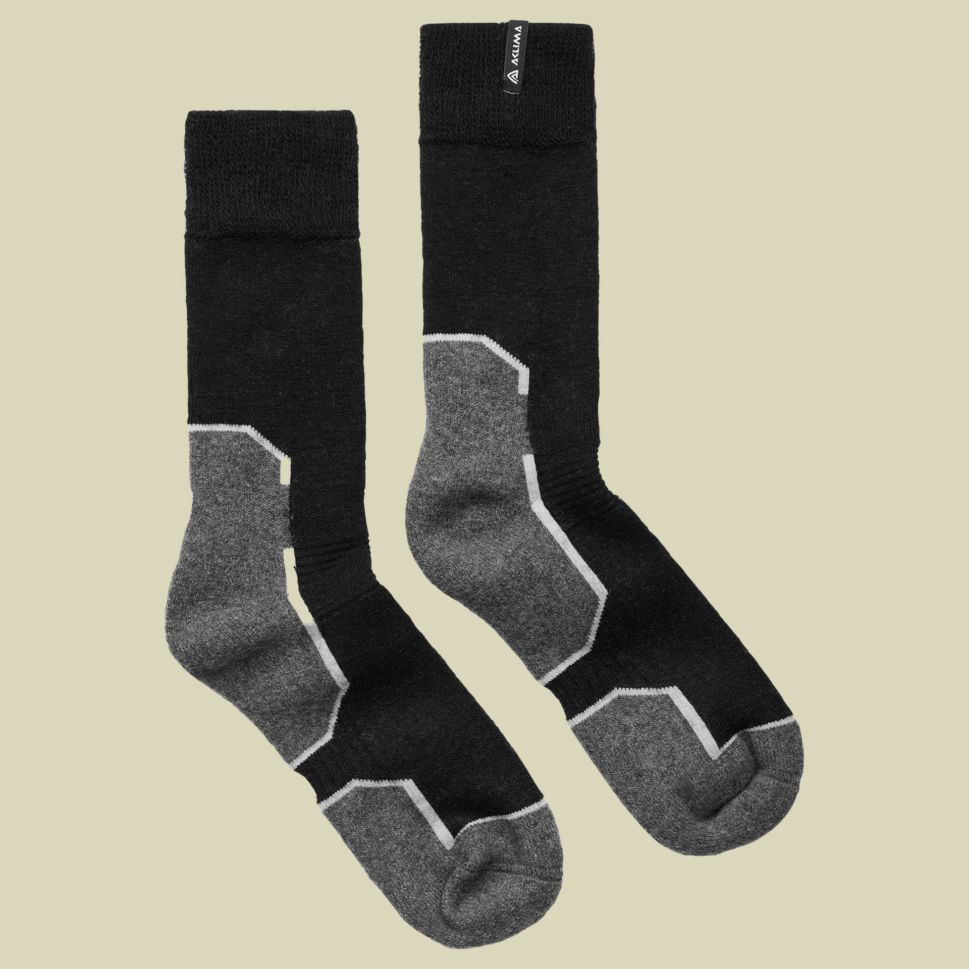 WarmWool Socks Größe 44-48 Farbe jet black von aclima