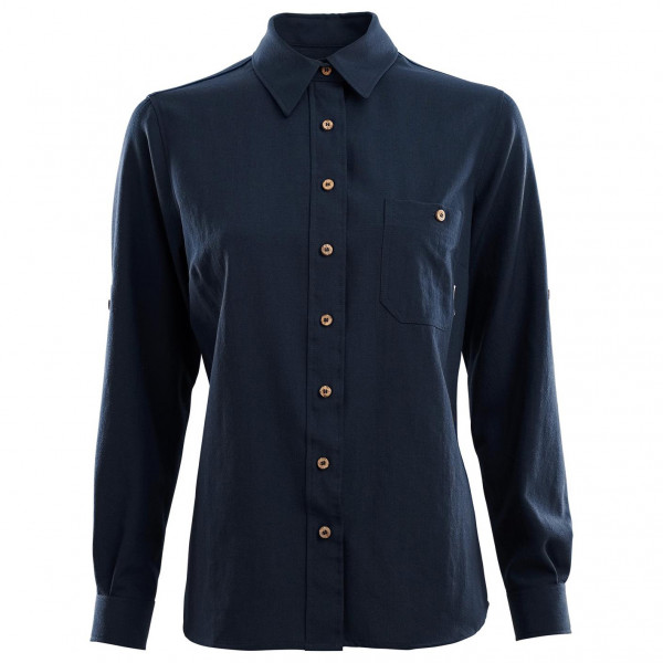 Aclima - Women's Meander Tie Front Shirt - Bluse Gr XL blau von aclima