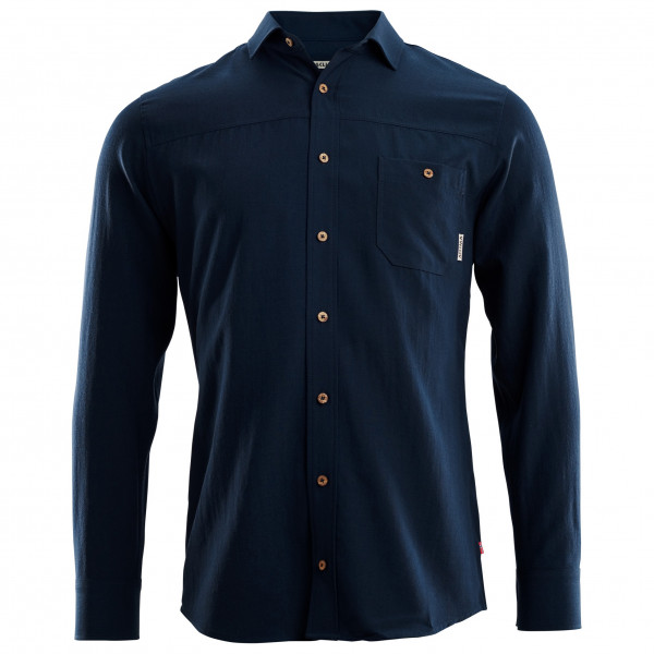 Aclima - Woven Wool Shirt - Hemd Gr L blau von aclima