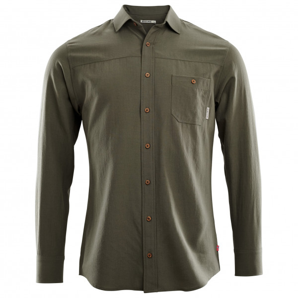 Aclima - Woven Wool Shirt - Hemd Gr S oliv von aclima
