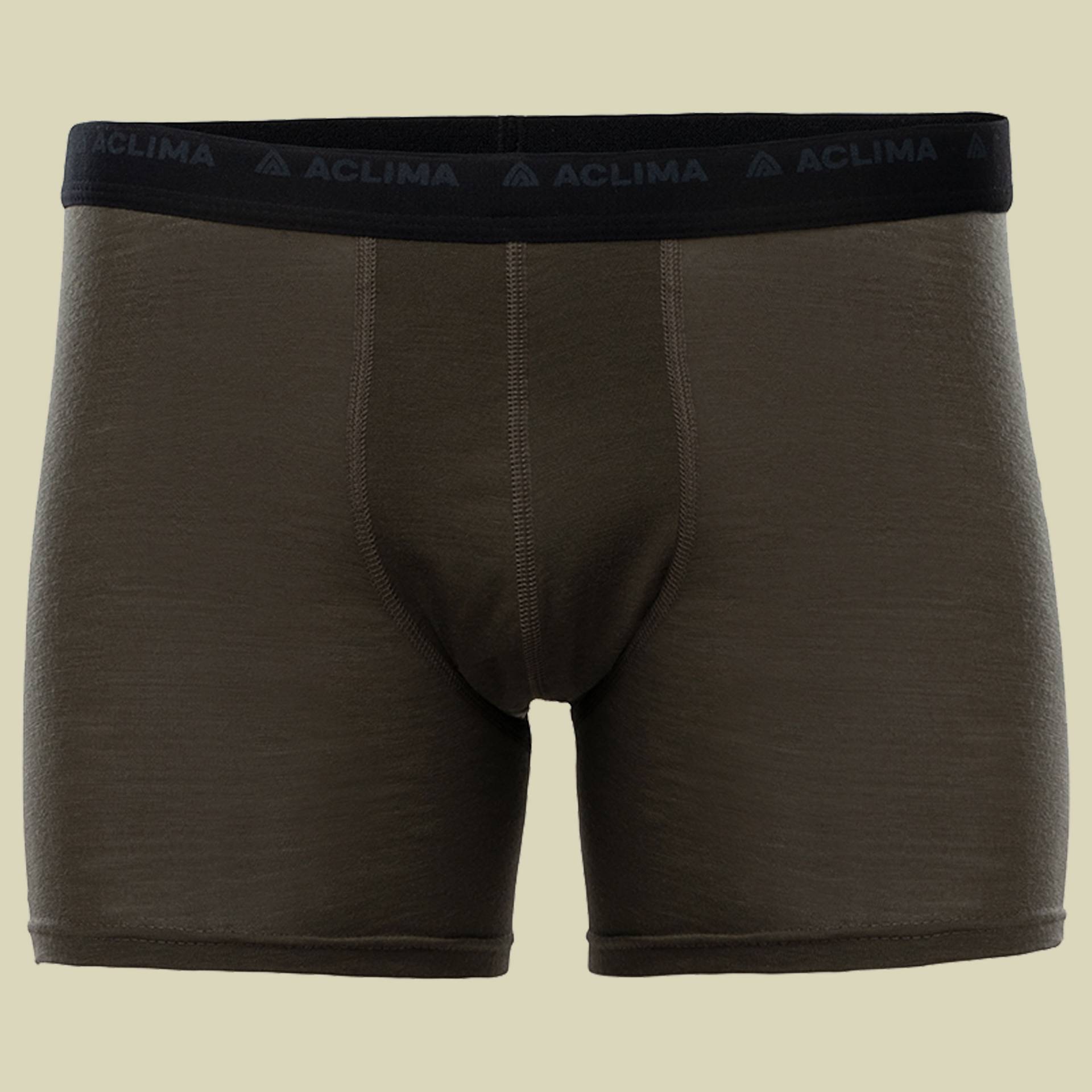 LightWool Shorts/Boxer Men grau S - tarmac von aclima