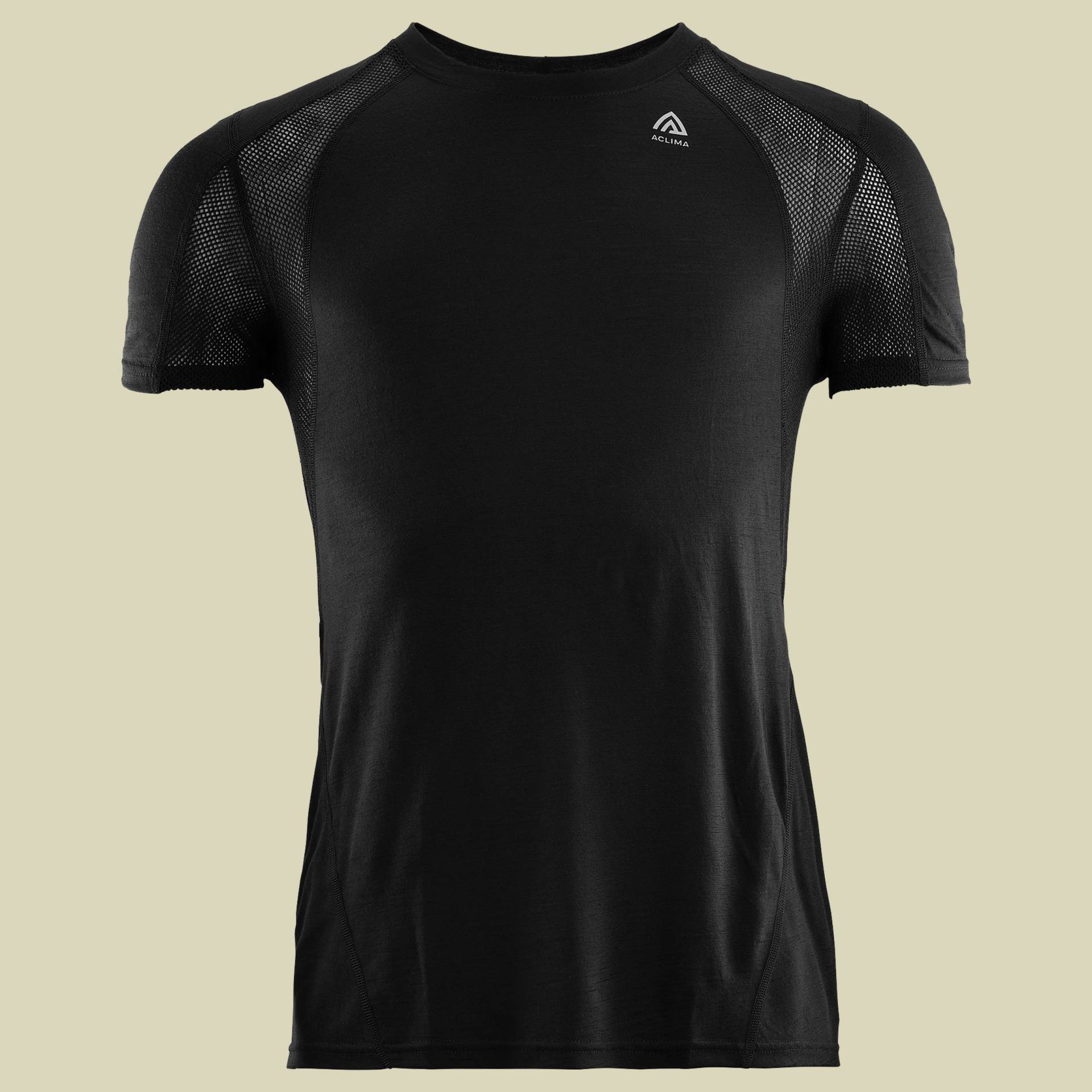 LightWool Sports T-Shirt Men schwarz M - jet black von aclima