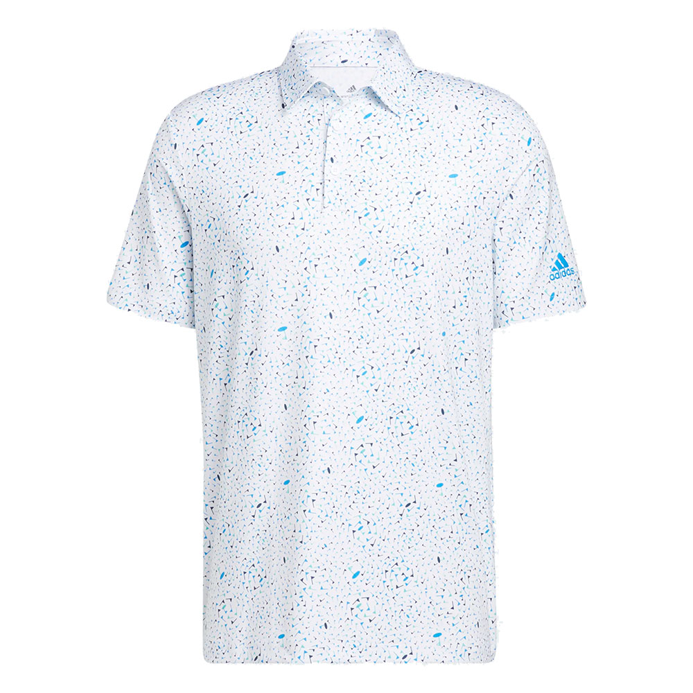 'adidas Golf Herren Polo Flag Print weiss' von adidas Golf