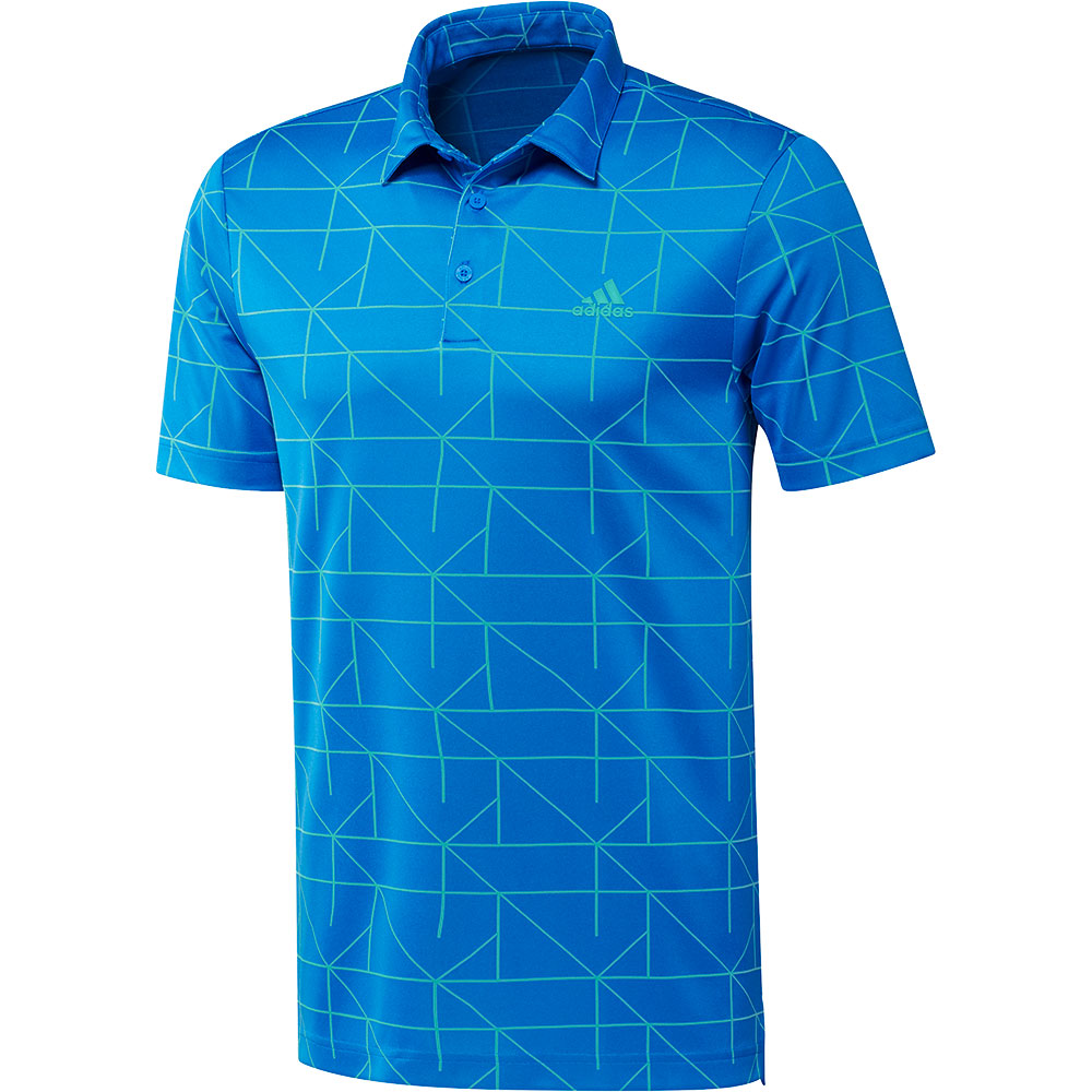 'adidas Golf Herren Polo Lines Jaq blau/tÃ¼rkis' von adidas Golf