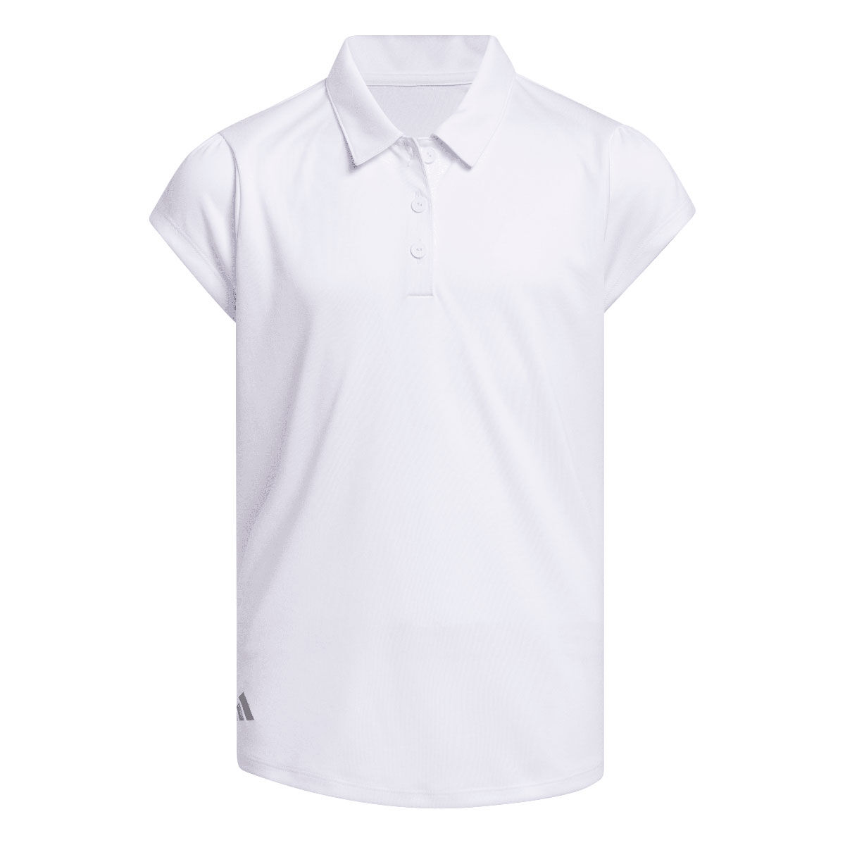 adidas Junior Girls Performance Golf Polo Shirt, Unisex, White, 13-14 years | American Golf von adidas Golf