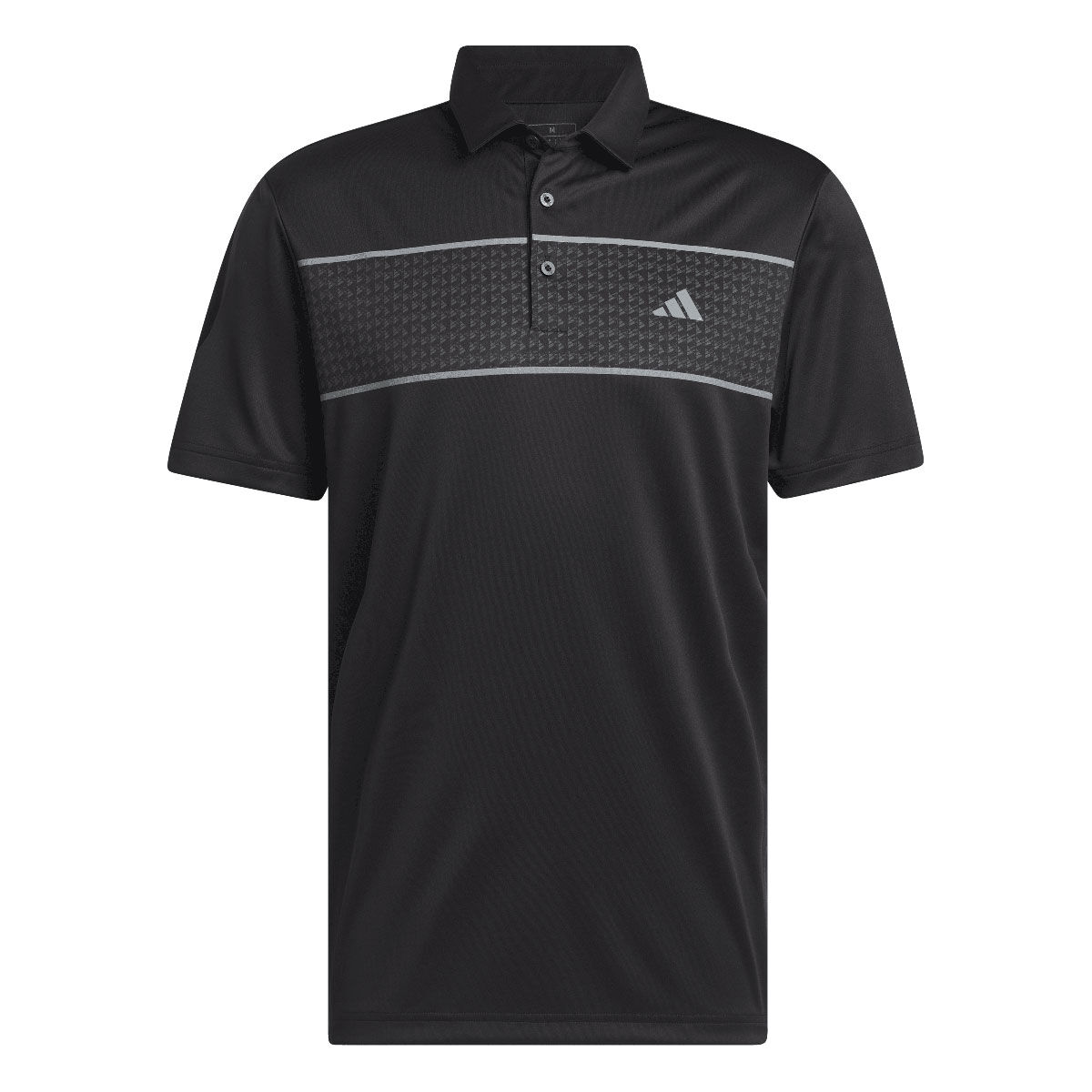 adidas Men's Core Chest Stripe Golf Polo Shirt, Mens, Black, Large | American Golf von adidas Golf