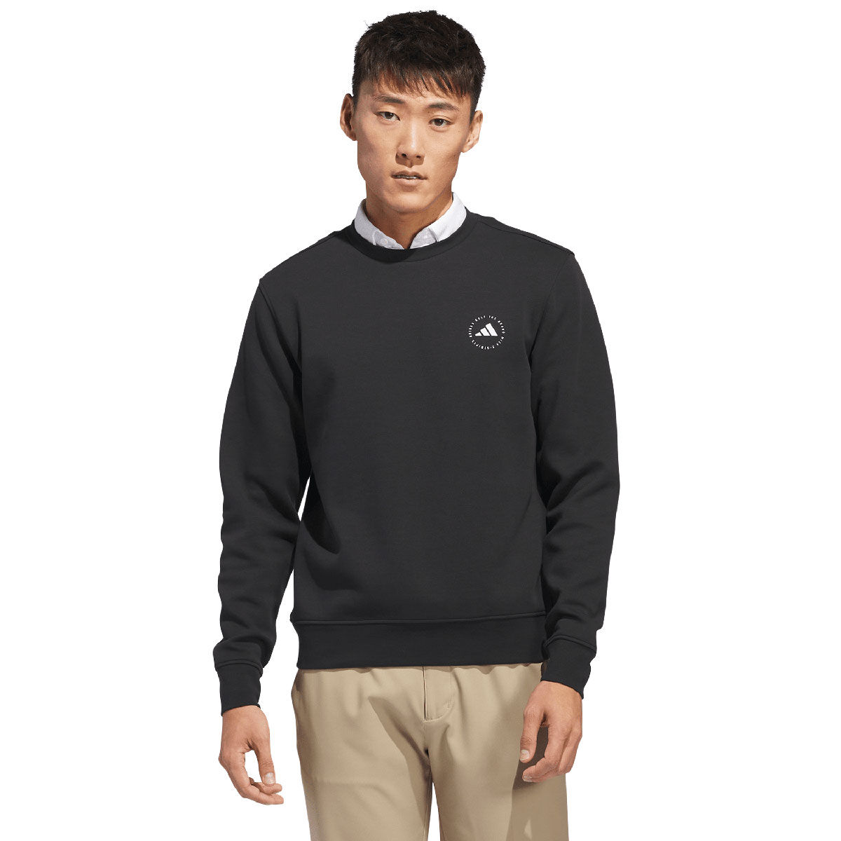 adidas Men's Core Crew Neck Golf Sweater, Mens, Black, Xl | American Golf von adidas Golf