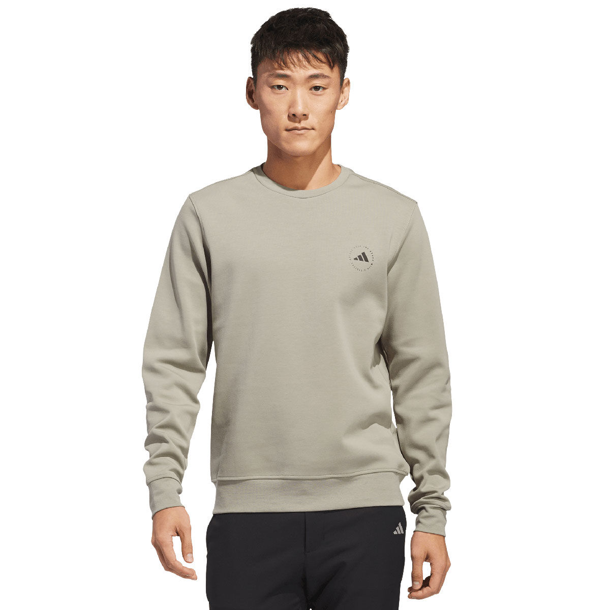 adidas Men's Core Crew Neck Golf Sweater, Mens, Grey three, Xl | American Golf von adidas Golf