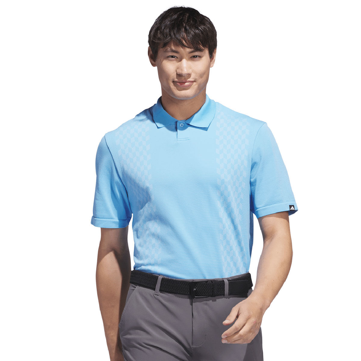 adidas Men's Ultimate365 Tour Primeknit Golf Polo Shirt, Mens, Semi blue burst, Medium | American Golf von adidas Golf
