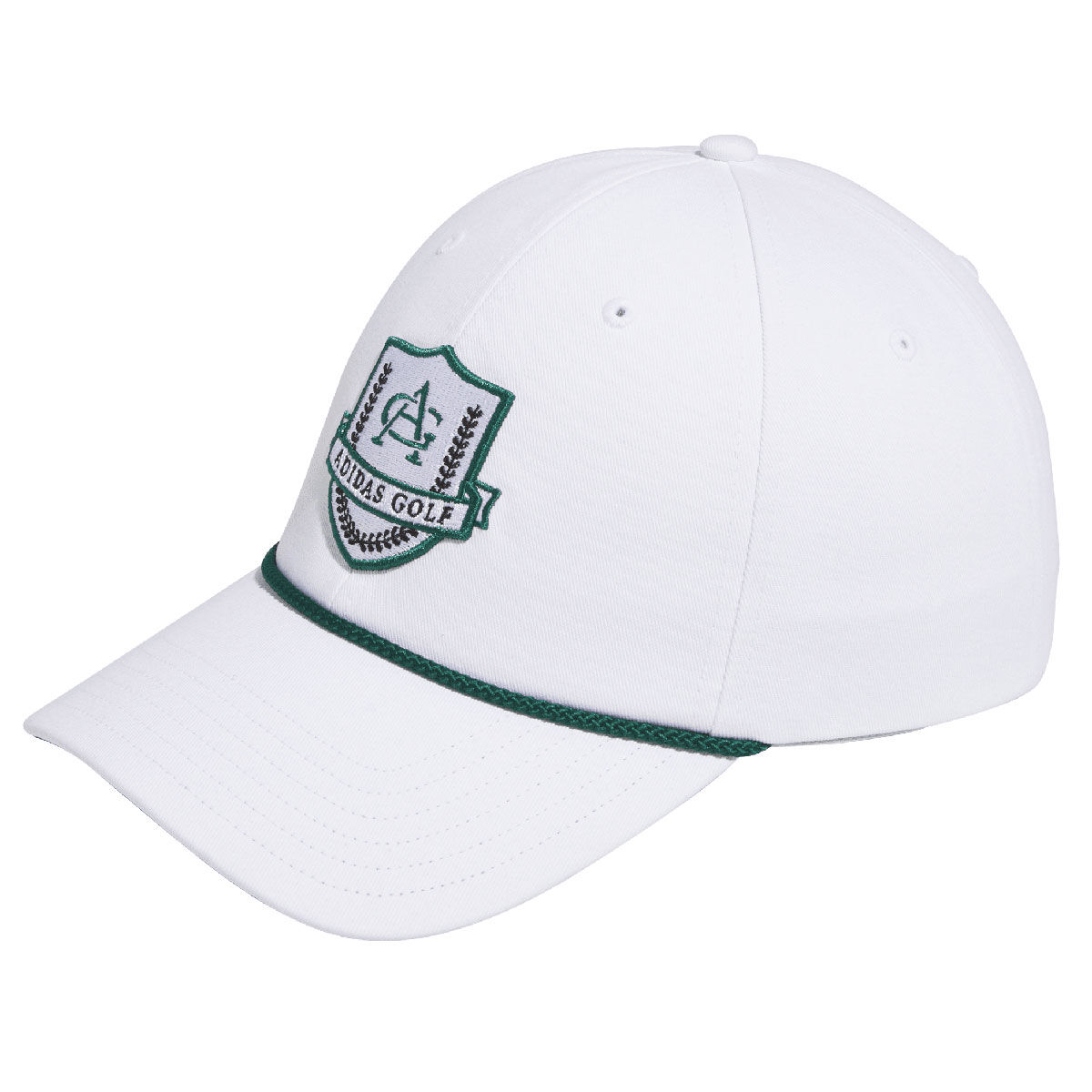 adidas Men's Vintage 6-Panel Shield Golf Cap, Mens, White, One size | American Golf von adidas Golf
