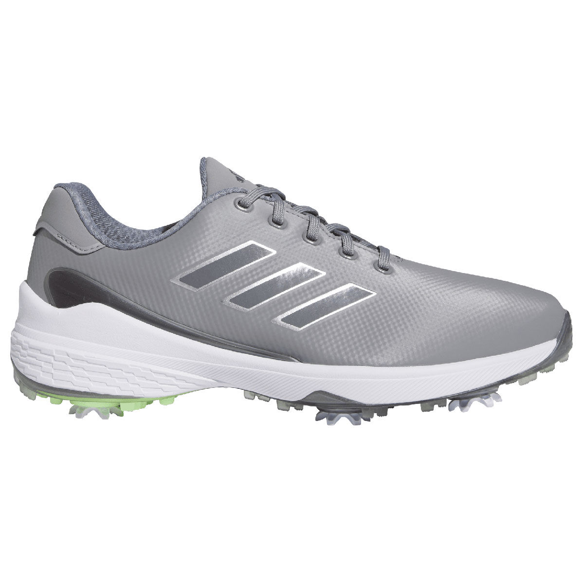 adidas Men's ZG23 Waterproof Spiked Golf Shoes, Mens, Grey three/iron met/silver met, 9 | American Golf von adidas Golf