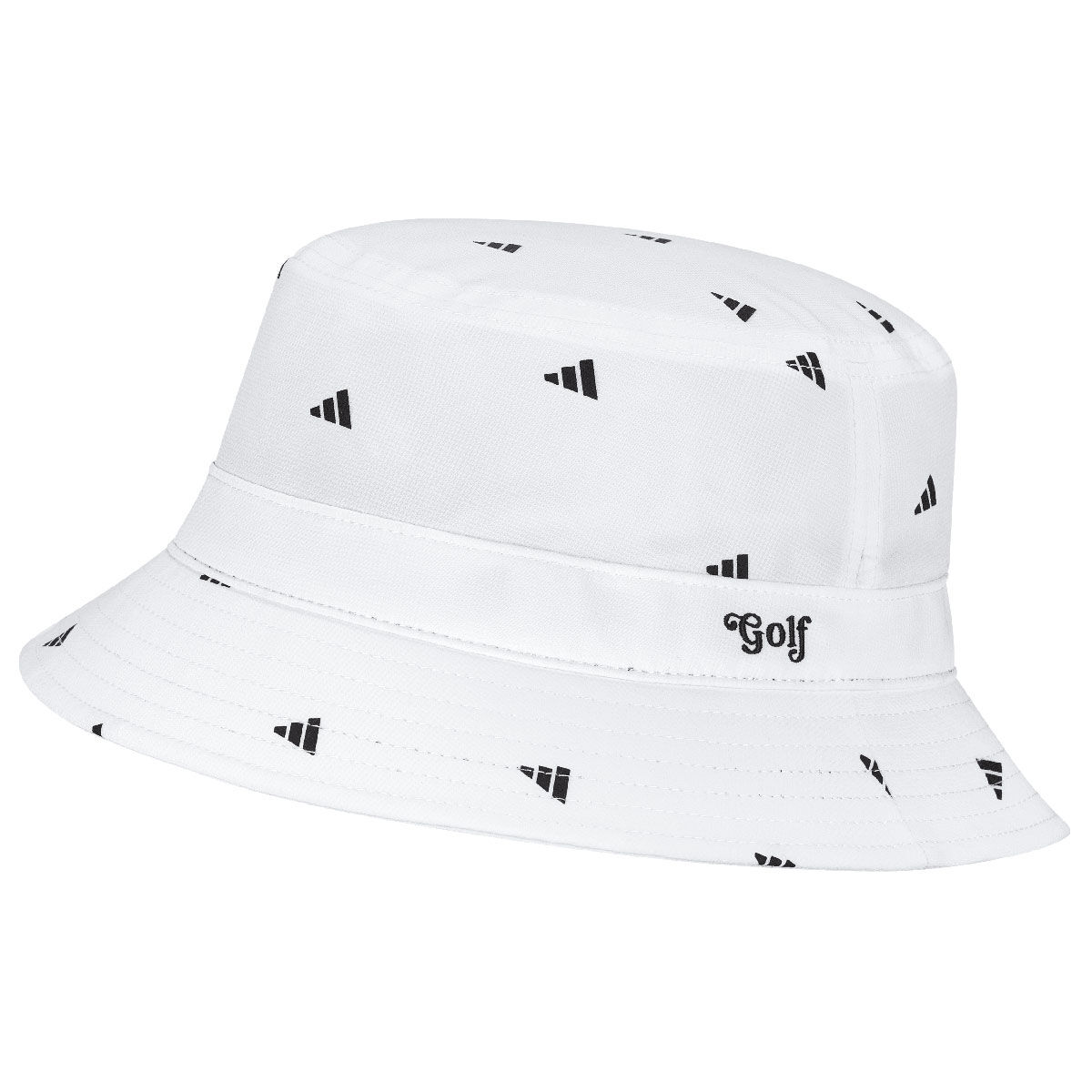 adidas Womens All-Over Print Golf Bucket Hat, Female, White, One size | American Golf von adidas Golf