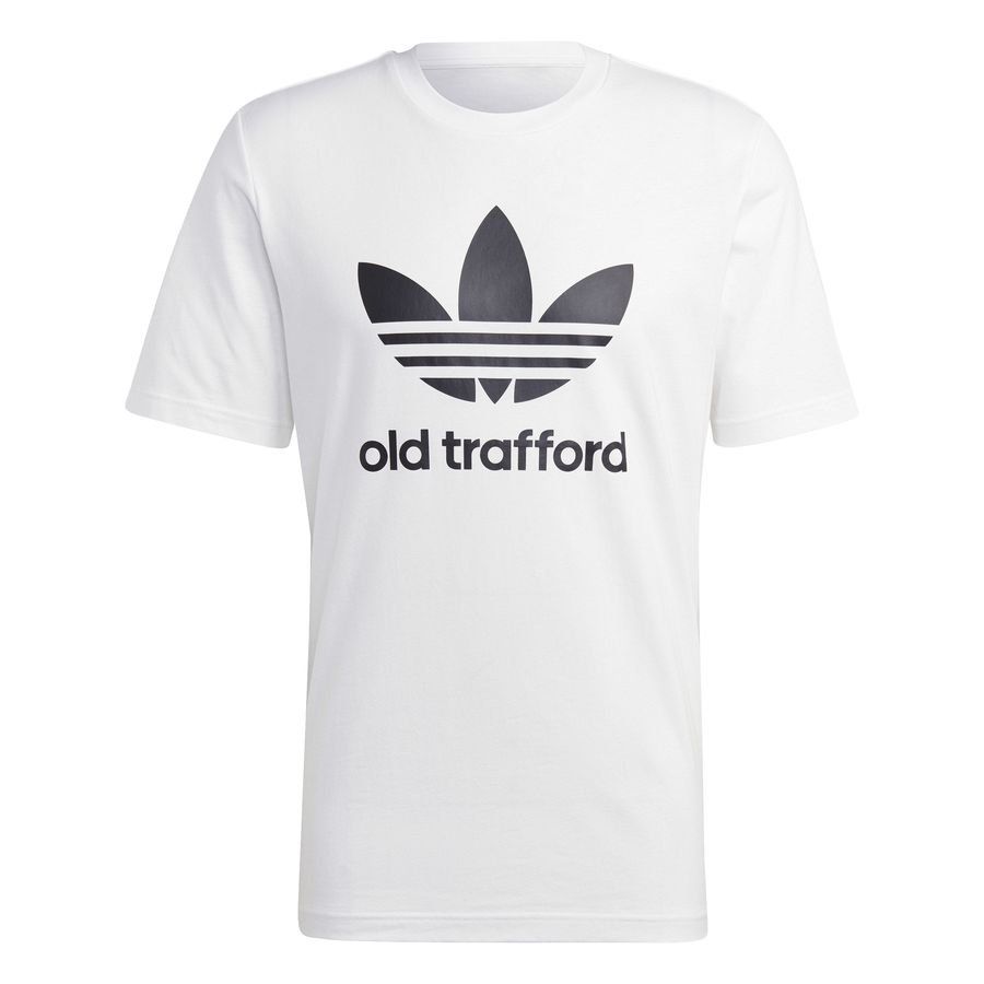 Manchester United T-Shirt Trefoil - Weiß/Schwarz von adidas Originals