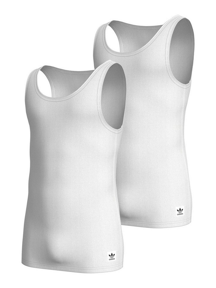 adidas Originals Tanktop Comfort Rib Cotton (2-tlg) Tank-top unterhemd unterzieh-shirt von adidas Originals