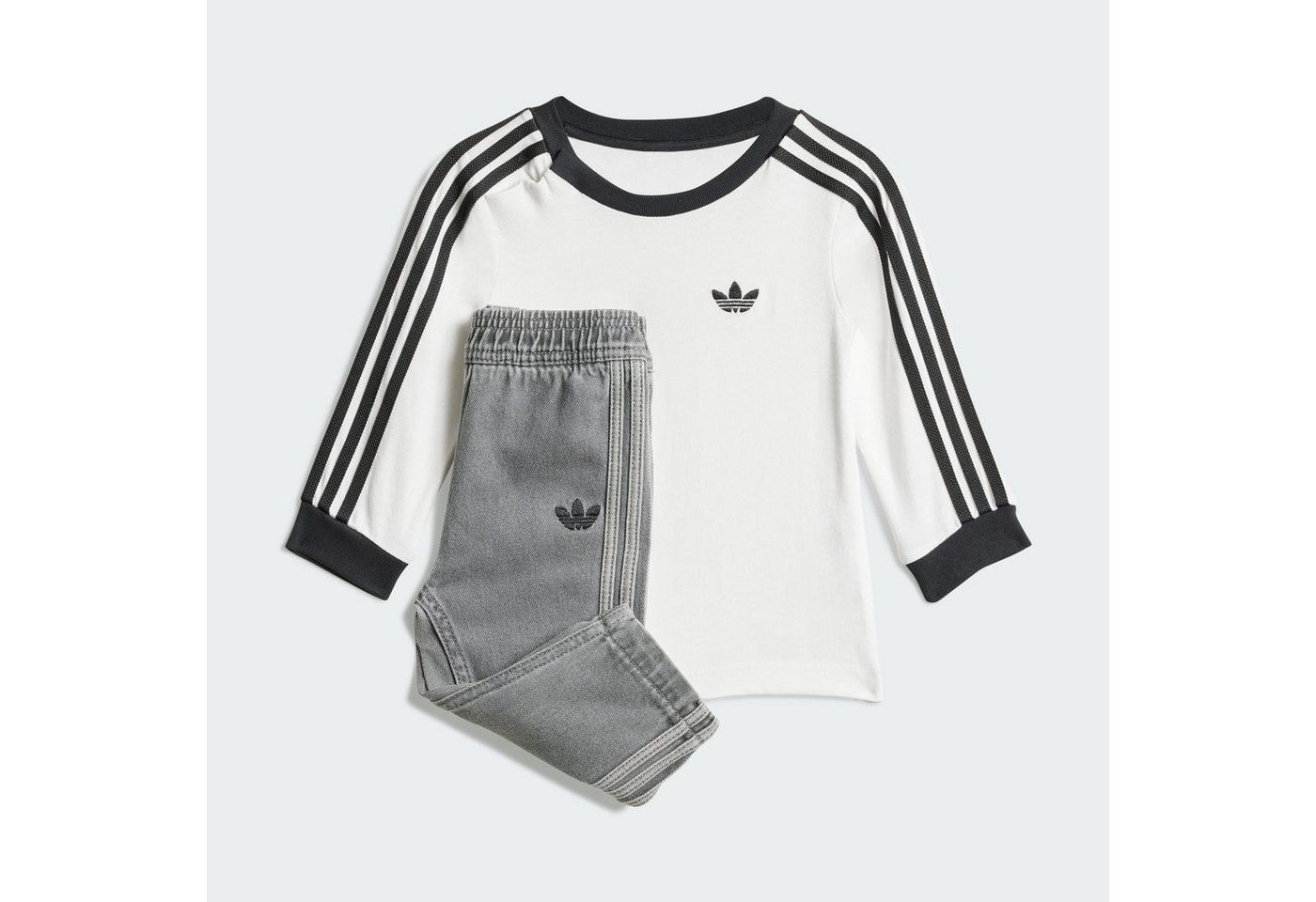 adidas Originals Trainingsanzug DENIM KIDS LONGSLEEVE-SET von adidas Originals