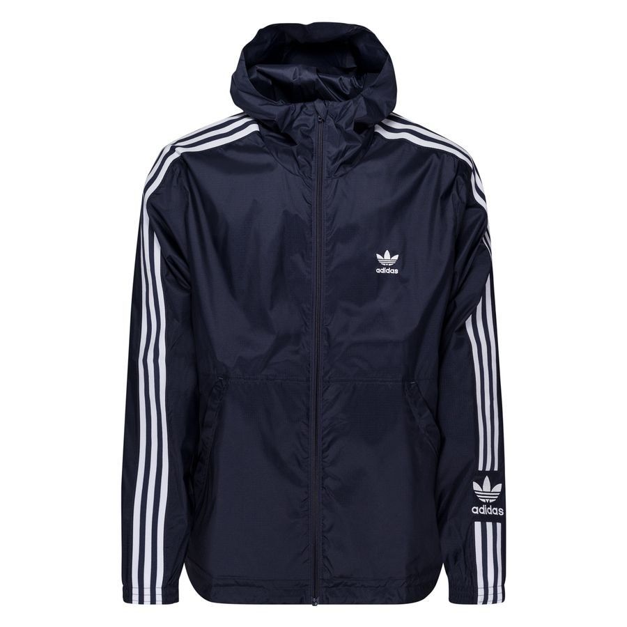 adidas Originals Windbreaker Lock-up - Blau/Weiß von adidas Originals