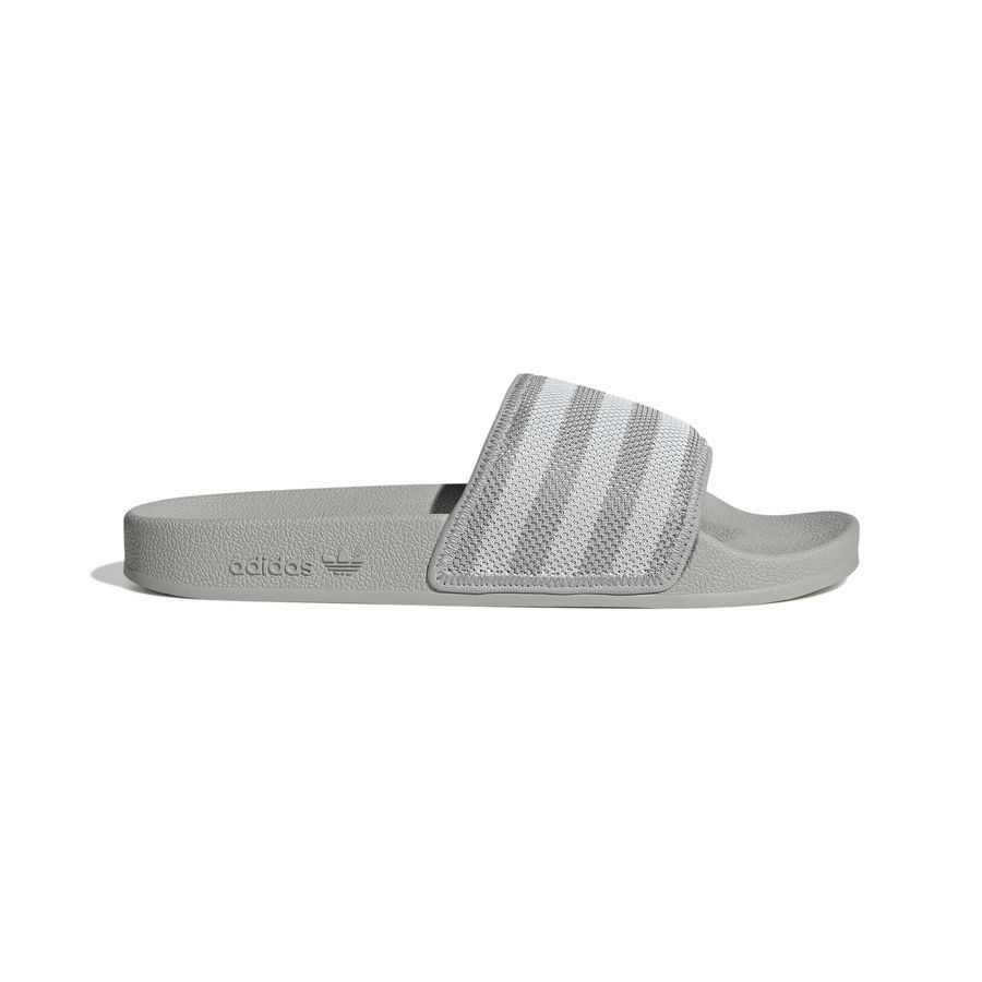 adidas Originals adilette Badelatschen - Grau/Weiß/Grau von adidas Originals