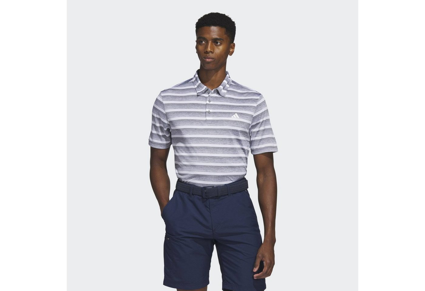 adidas Performance Funktionsshirt TWO-COLOR STRIPE POLOSHIRT von adidas Performance