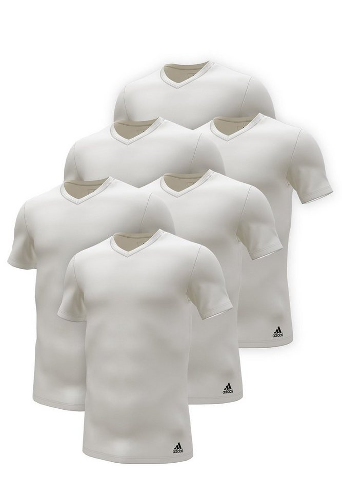 adidas Performance Poloshirt V-Neck T-Shirt (6PK) (Packung, 6-tlg., 6er-Pack) von adidas Performance