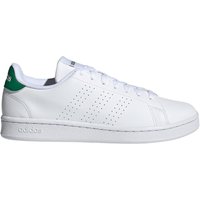 adidas Advantage Sneaker Herren 01F7 - ftwwht/ftwwht/green 41 1/3 von adidas Sportswear