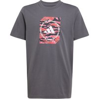 adidas Camo Box T-Shirt Jungen JM8232 - grey five 152 von adidas Sportswear