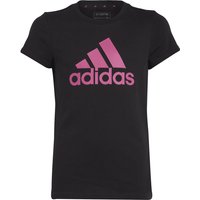 adidas Essentials Big Logo Cotton T-Shirt Kinder 095A - black/selufu 140 von adidas Sportswear