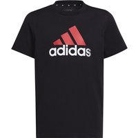 adidas Essentials Two-Color Big Logo Cotton T-Shirt Kinder 095A - black/betsca/white 152 von adidas Sportswear