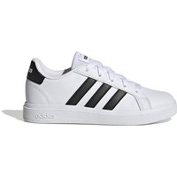 adidas Grand Court Lace-Up Sneaker Kinder GW6511 - cloud white/core black/core black 33.5 von adidas Sportswear