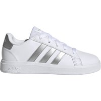 adidas Grand Court Lace-Up Sneaker Kinder GW6506 - cloud white/matte silver/matte silver 31 von adidas Sportswear