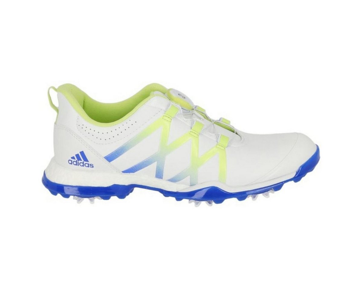 adidas Sportswear Adidas Adipower Boost BOA White/Blue/Yellow Damen Golfschuh von adidas Sportswear