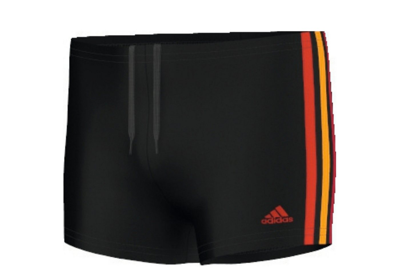 adidas Sportswear Badehose I 3 Streifen BX Kinder Badehose schwarz/orange von adidas Sportswear