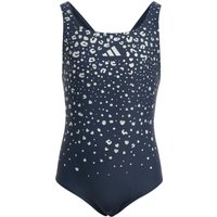 adidas Sportswear Glitter V-Back Badeanzug Mädchen JM8230 - aurora ink 116 von adidas Sportswear
