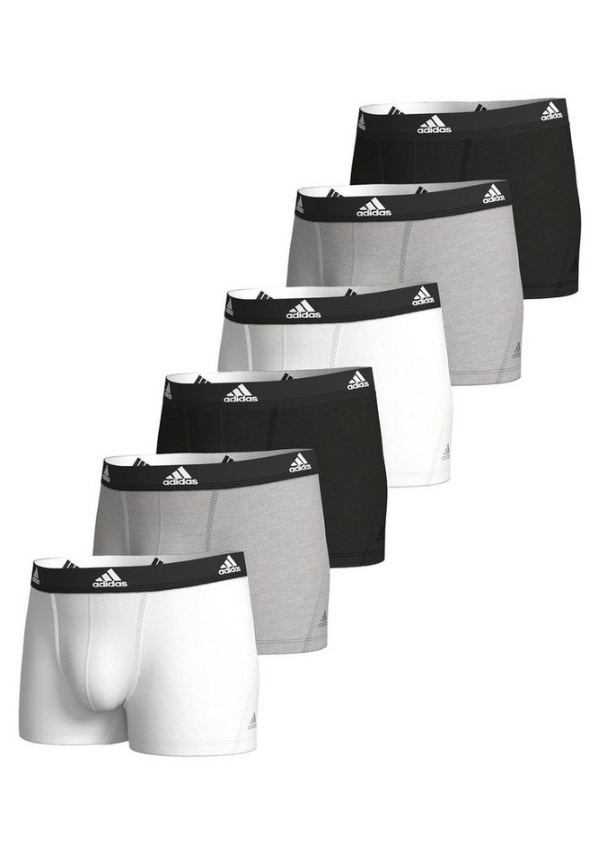 adidas Sportswear Retro Boxer 6er Pack Active Flex Cotton (Spar-Set, 6-St) Retro Short / Pant - Baumwolle - Ohne Eingriff - von adidas Sportswear