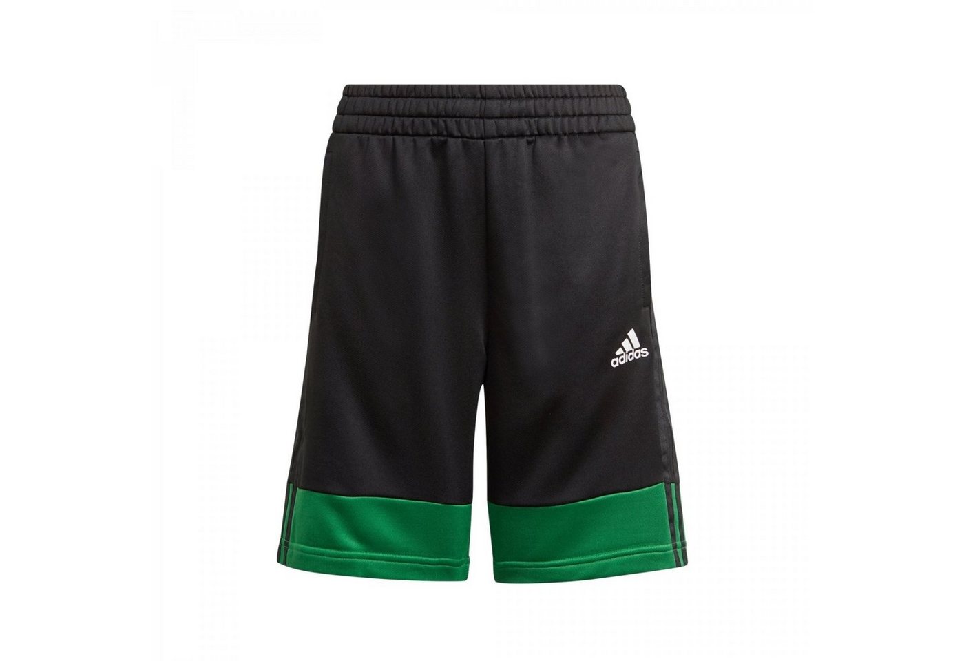adidas Sportswear Trainingsshorts 3-Stripes AEROREADY Primeblue Kinder Shorts Schwarz/Grün von adidas Sportswear